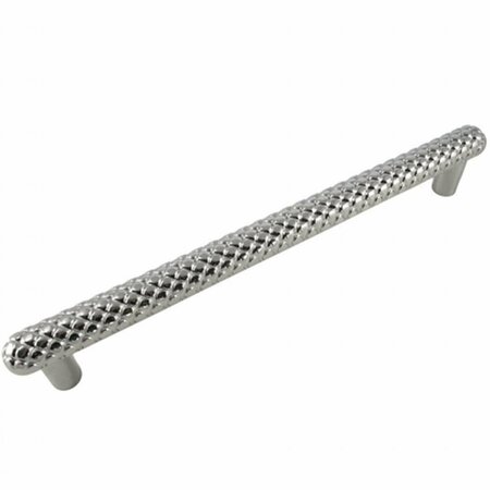 PERFECTPATIO 12 in. Center to Center 14 in. Polished Nickel Quilt Oversize Pull PE3196284